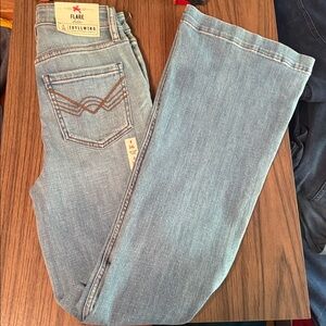 Idyllwind Women's Light Blue High-Rise Flare  Jeans